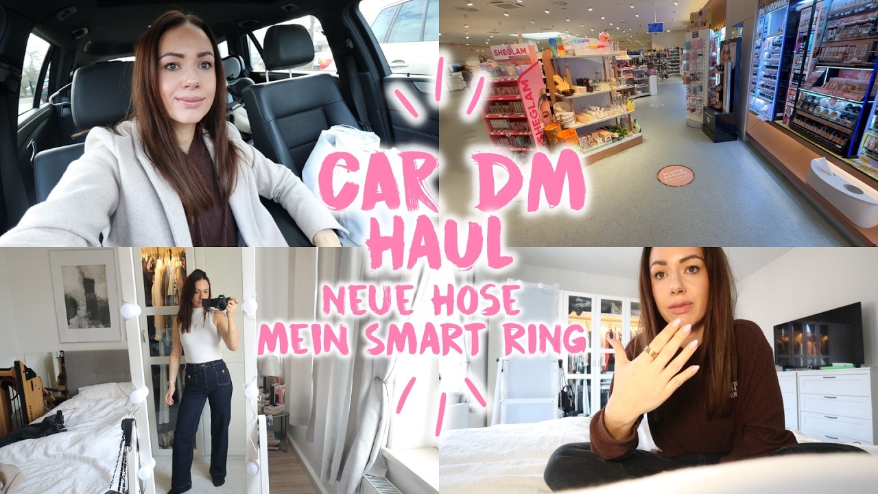 DM Haul aus dem Auto 💸 • Neue Hose geshoppt! & Mein Smart Ring 💍 • VLOG •  Maria Castielle