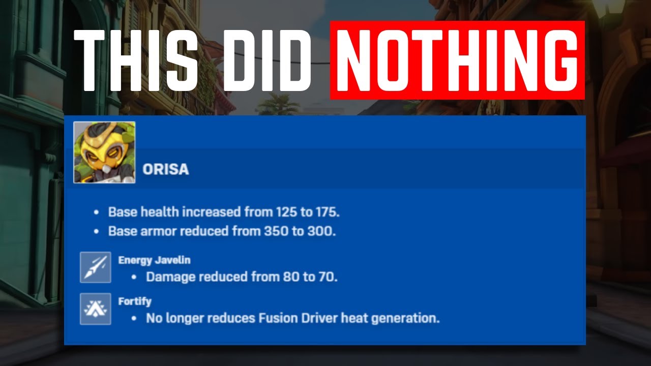 The Orisa Nerf Changed NOTHING
