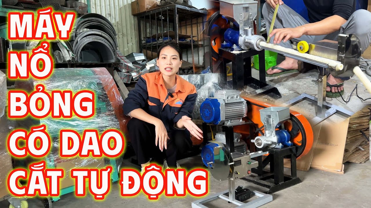 Bao giờ máy nổ bỏng có dao cắt tự động thì tôi mua? Máy Nổ Bỏng 1 Pha Bình Quân
