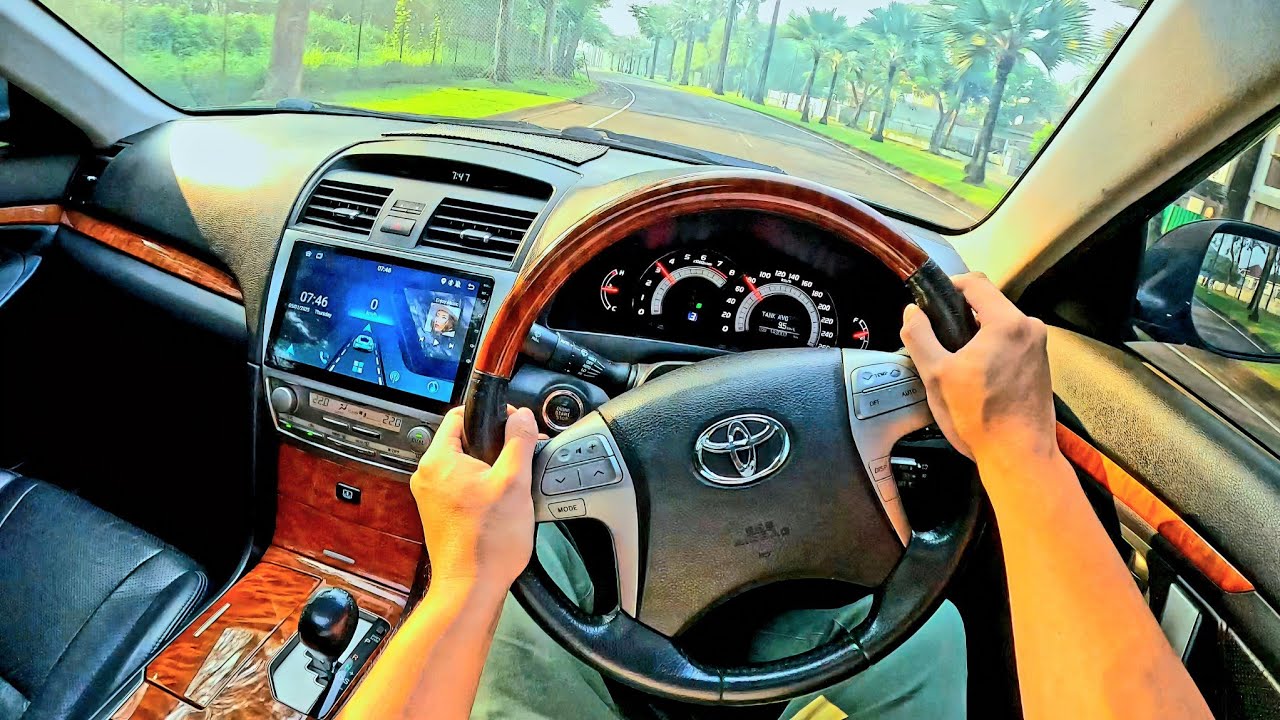 Driving POV TOYOTA CAMRY Q 3.5 V6 (XV40) A/T 2007 | ACCELERATION & HANDLING | Car Test Drive ASMR