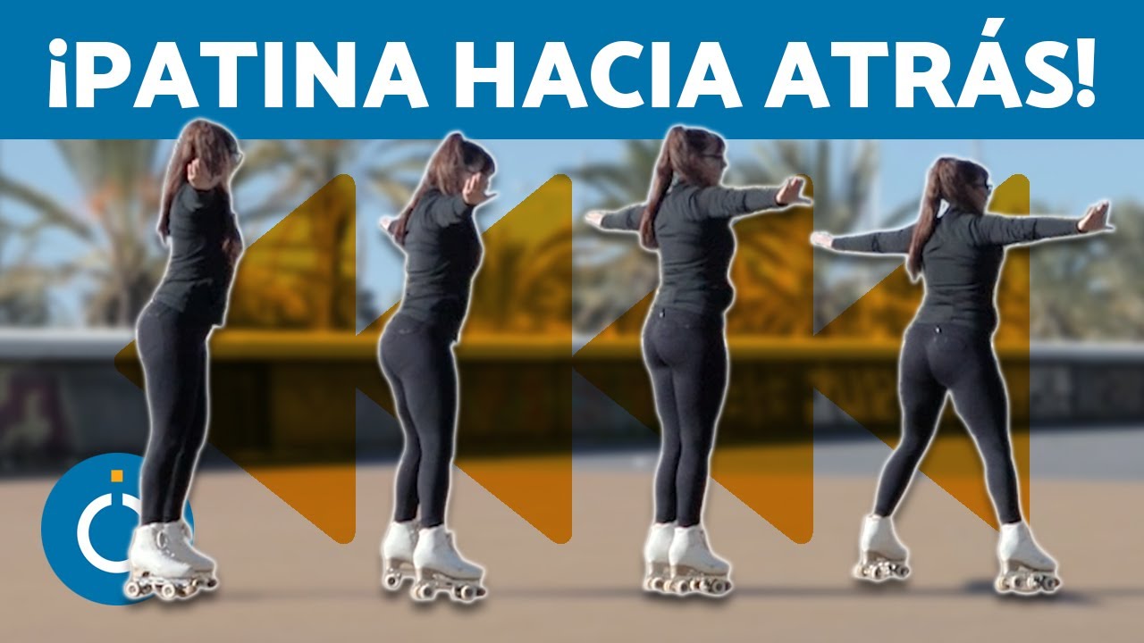 Como PATINAR Hacia ATRÁS en PATINES de 4 ⏪ Ejercicios para Patinar Hacia Atrás