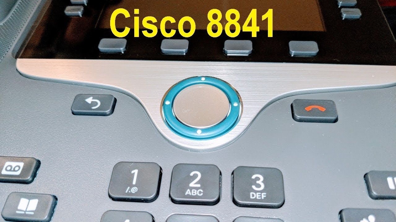 Un-boxing Cisco 8841 VoIP phone