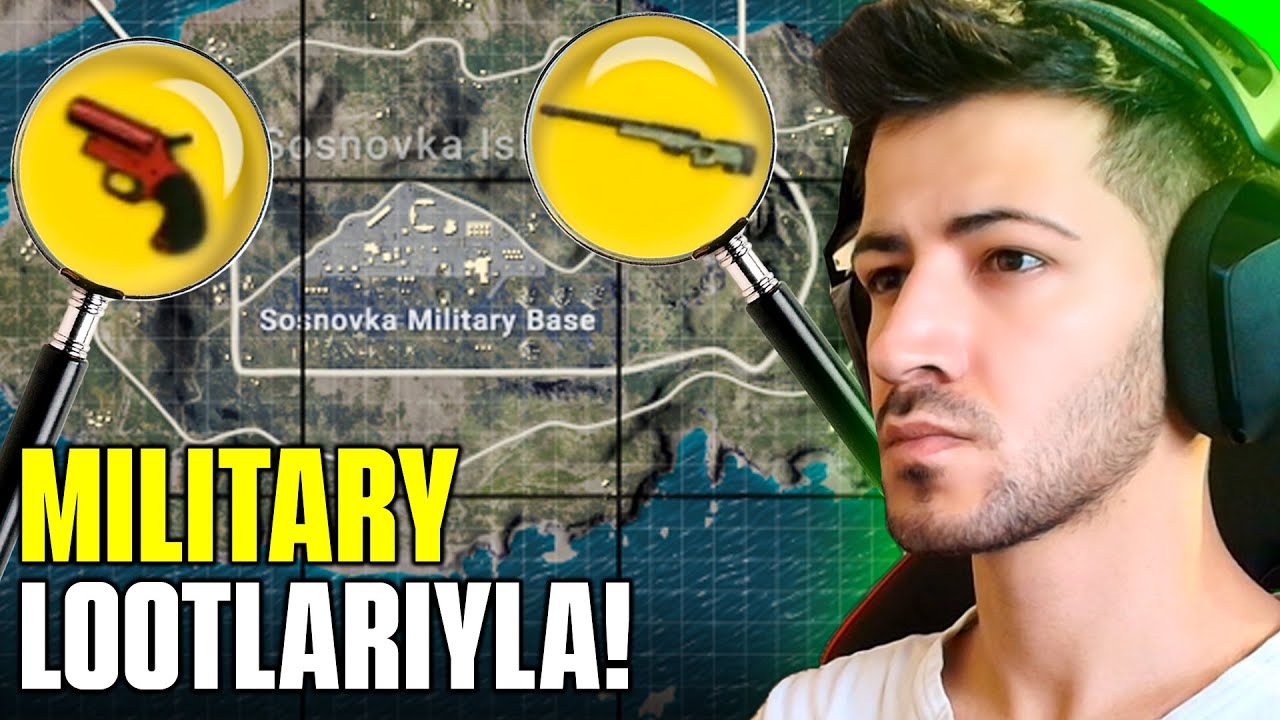 SADECE MILITARY LOOTLARIYLA WİN ALMAK?(FİŞEK+AWM ÇIKTI) pubg mobile