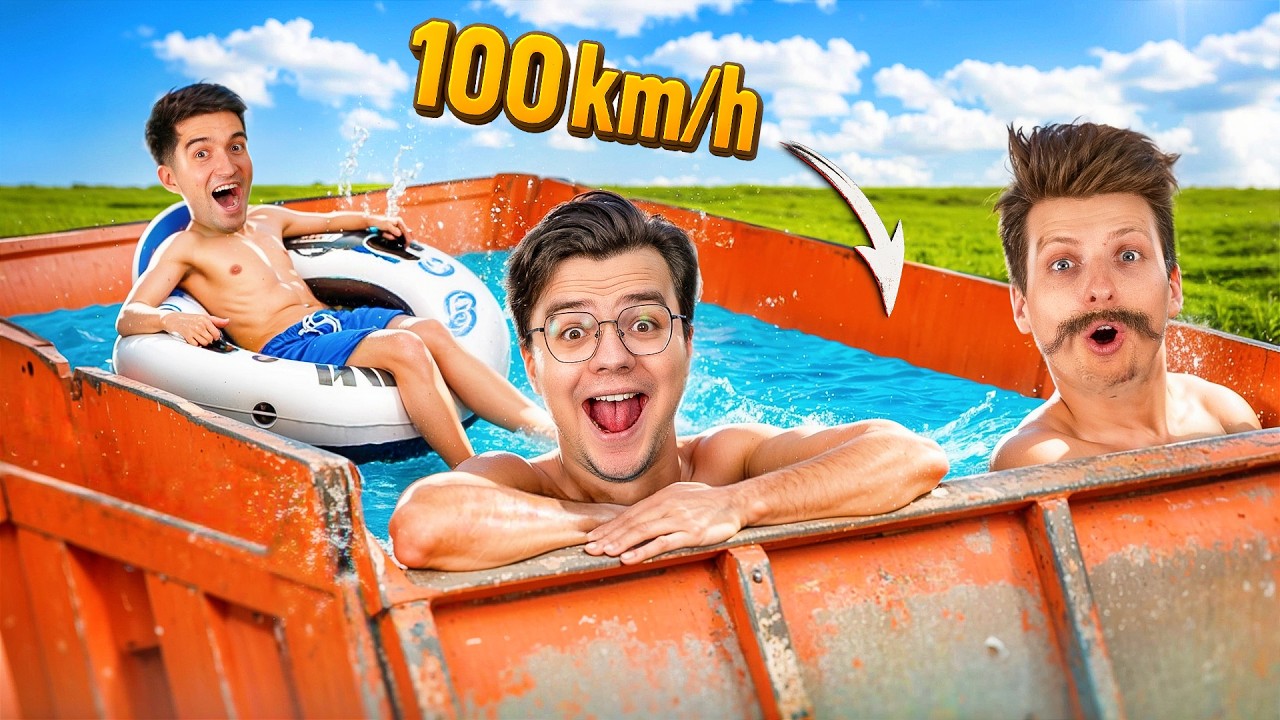 AM CONSTRUIT O PISCINA Intr-o REMORCA de TRACTOR!!