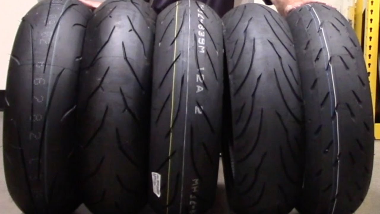 Contact Patch: Motorcycle Hypersport Tire Comparison (TRAILER)