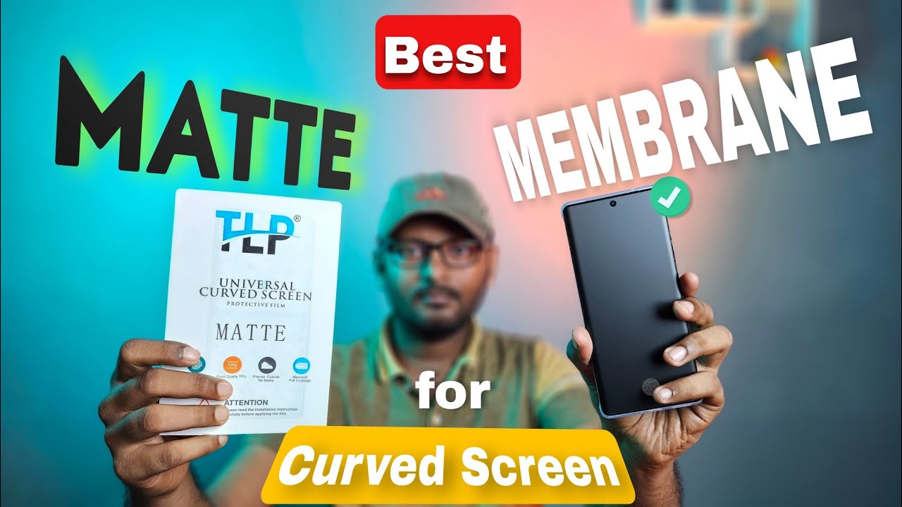 Moto Edge 50 Fusion Matte Membrane | Screen protector For Curved Display | Installation Process