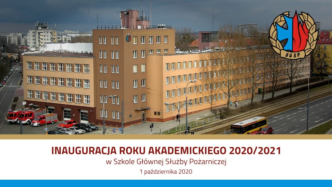 UROCZYSTA INAUGURACJA ROKU AKADEMICKIEGO 2020/2021 ORAZ ŚLUBOWANIE STRAŻAKÓW PSP
