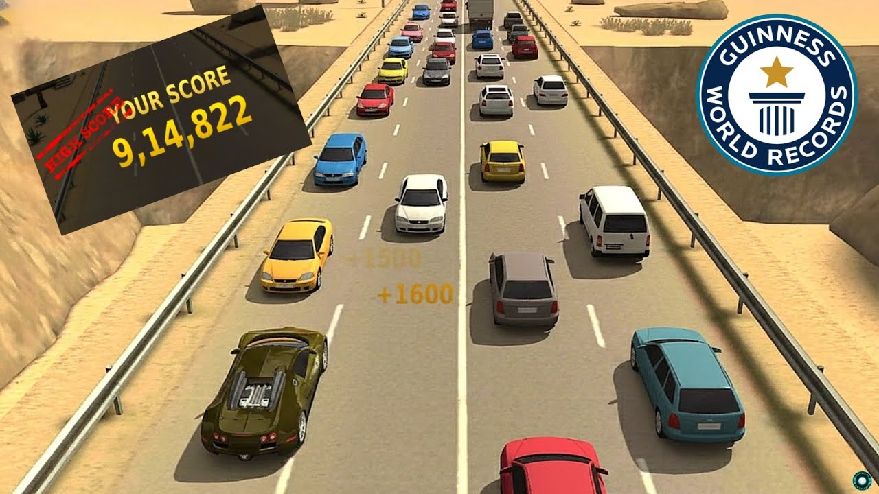 Traffic Racer - 9,14,822 Score World Record Without Using Brake | Bugatti Veyron | Official Gameplay