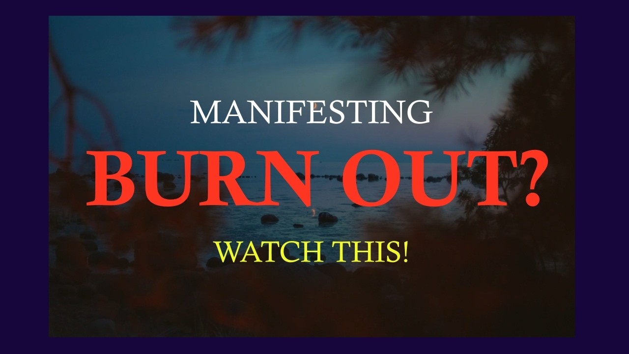 Feeling a BURN OUT from MANIFESTING? Watch This! (Solution)