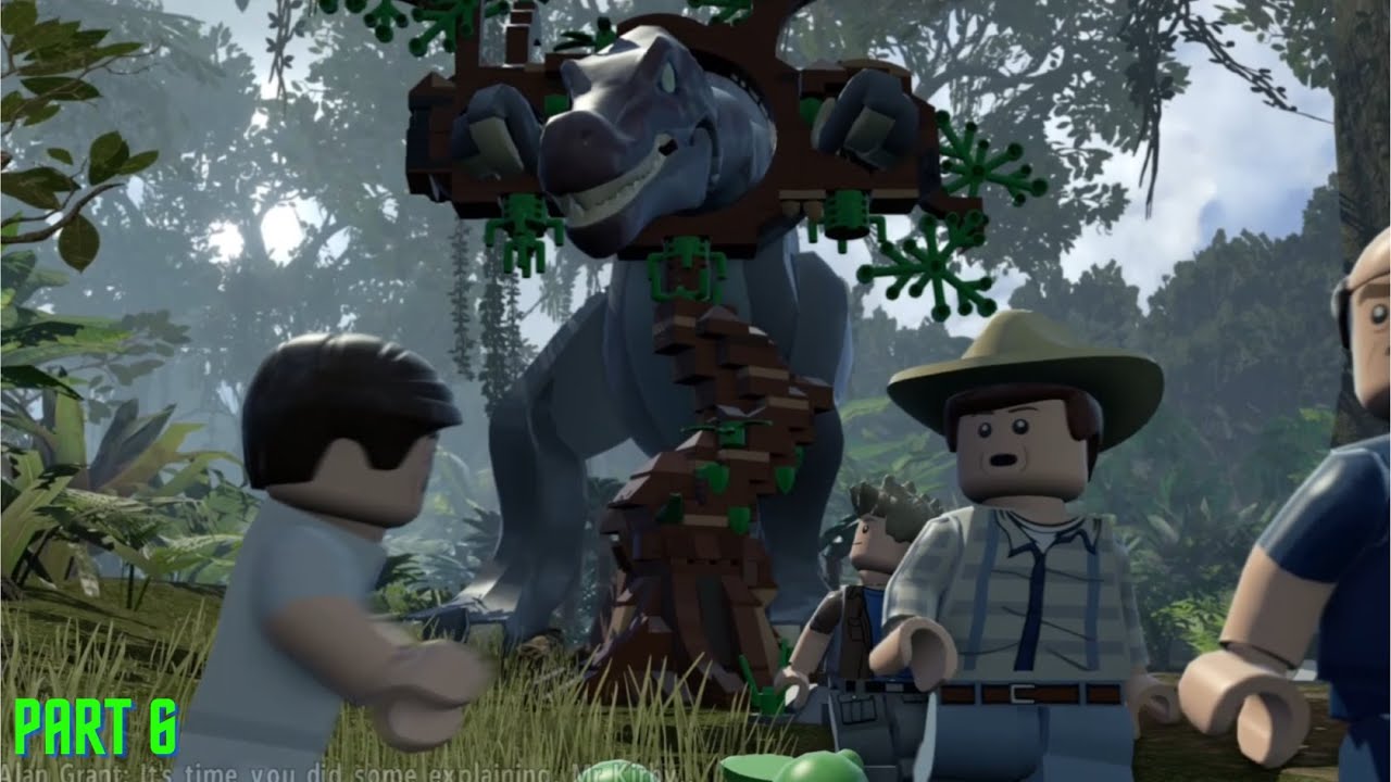 Spinosaurus attacks us - Lego Jurassic World (Part 6)