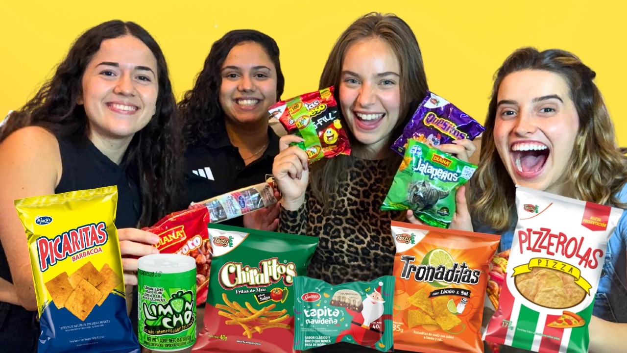 BRASILEÑAS PROBANDO SNACKS DE COSTA RICA 🇧🇷🇨🇷