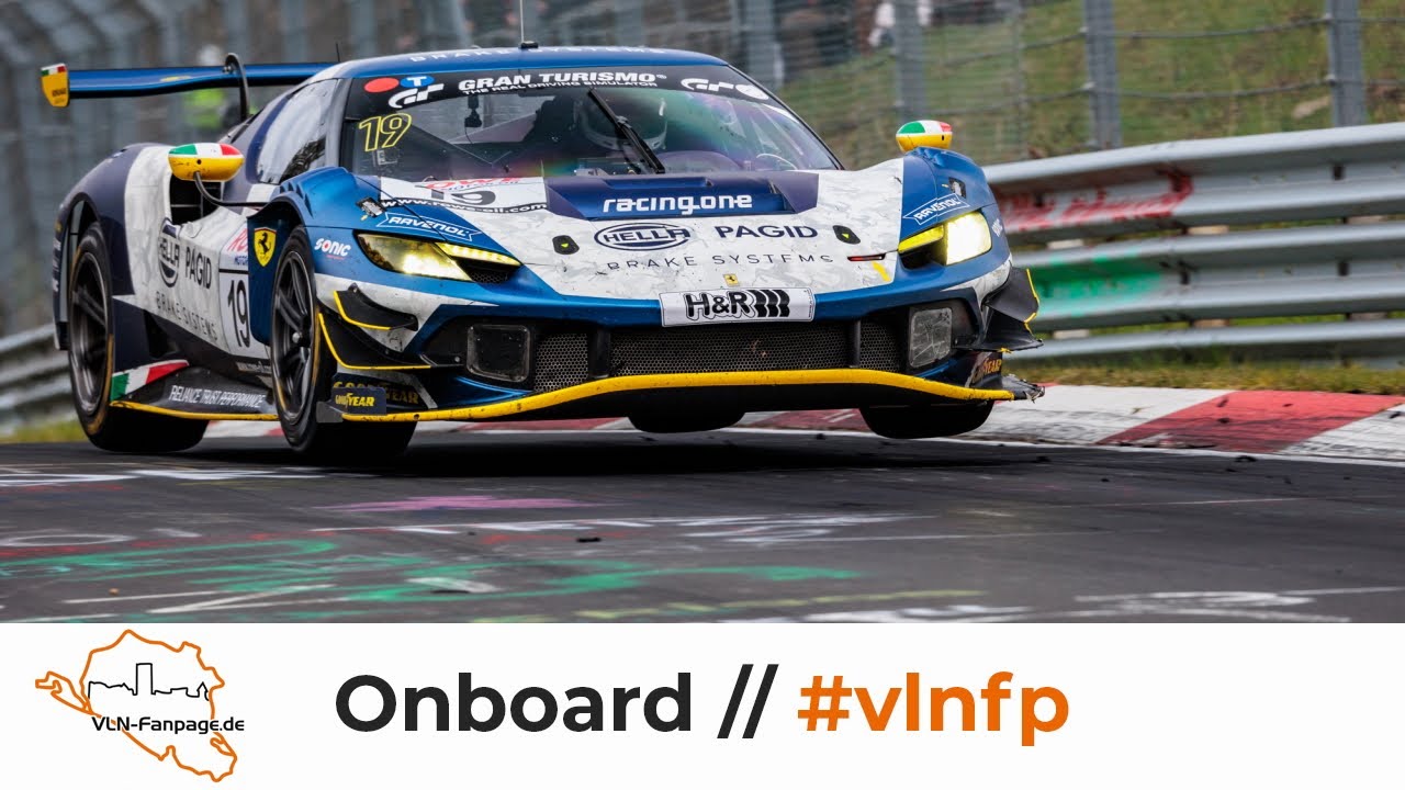 #19 racing one ( NLS Onboard Ferrari 296 GT3 Nürburgring Nordschleife ) - 15.04.2023