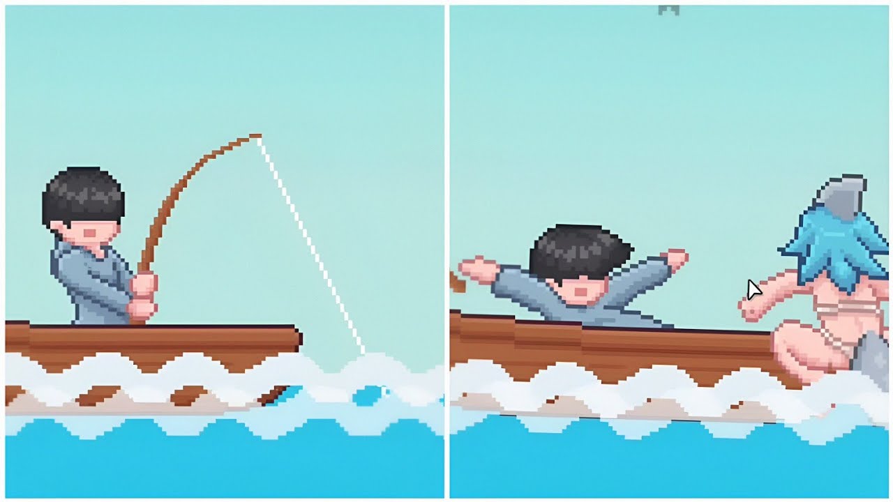 Catching Sharks by fishing [Exquisite Fishing] MELIO-SAMA GAMEPLAY