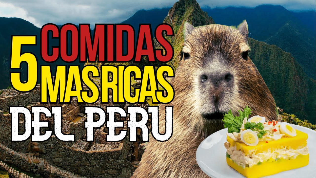 Top 5 historias de las comidas MAS RICAS DE PERÚ ❤️ ¿Cómo se hicieron?