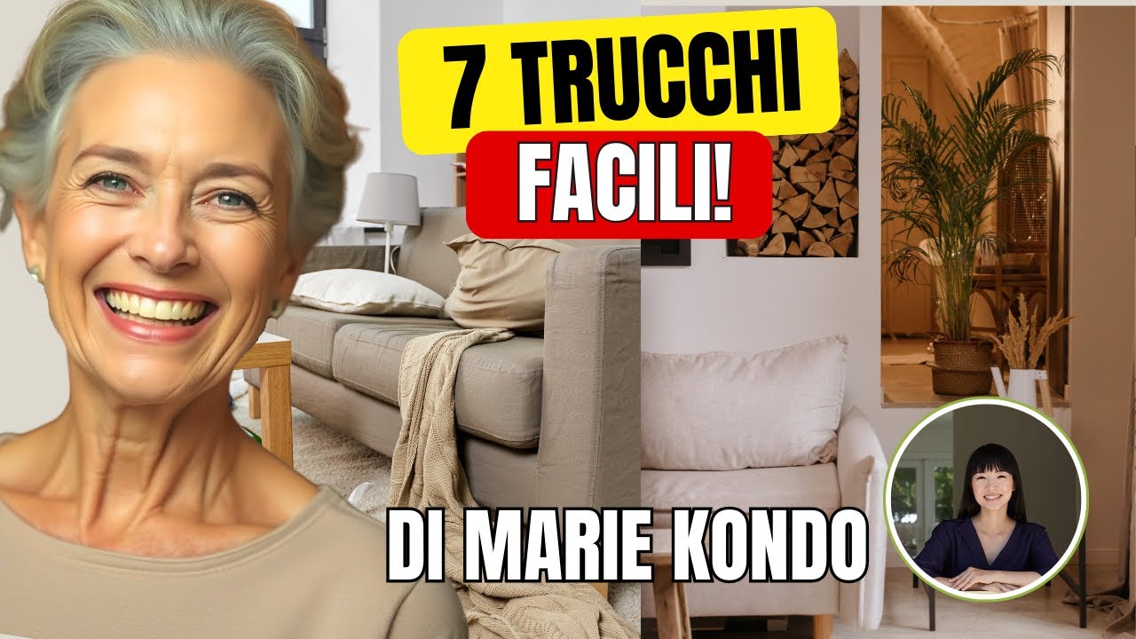 7 TRUCCHI di Marie Kondo per ORDINARE CASA