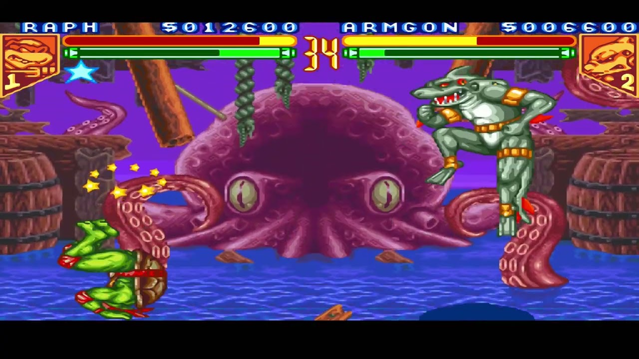 Raph vs Armaggon - Teenage Mutant Ninja Turtles Tournament Fighters