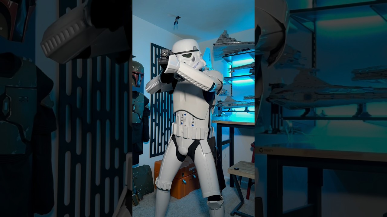 Stormtrooper Preparation #starwars #cosplay #starwarscosplay #stormtrooper