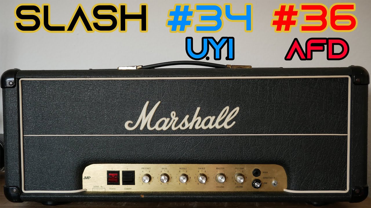 SLASH Guns 'n' Roses Sound | '79 Marshall #34 and #36 Mod