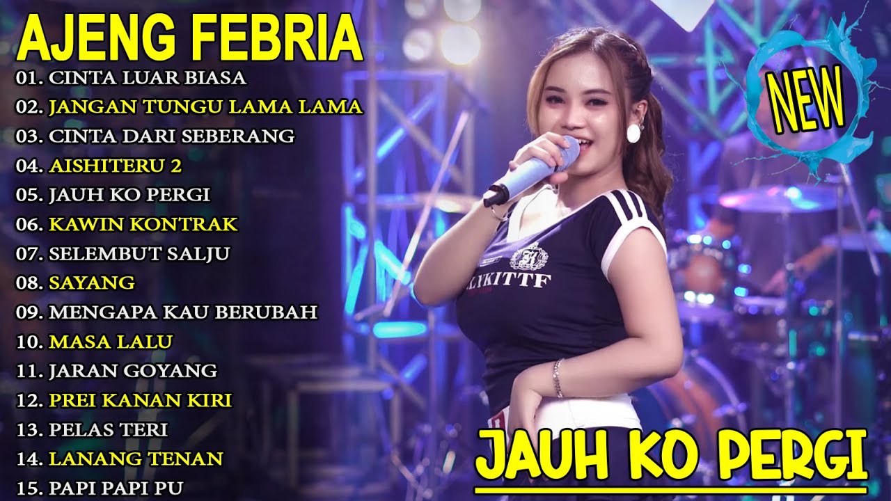 CINTA DARI SEBERANG, CINTA LUAR BIASA 🎵 AJENG FEBRIA FULL ALBUM DANGDUT KOPLO ON TRENDING - VIRAL!
