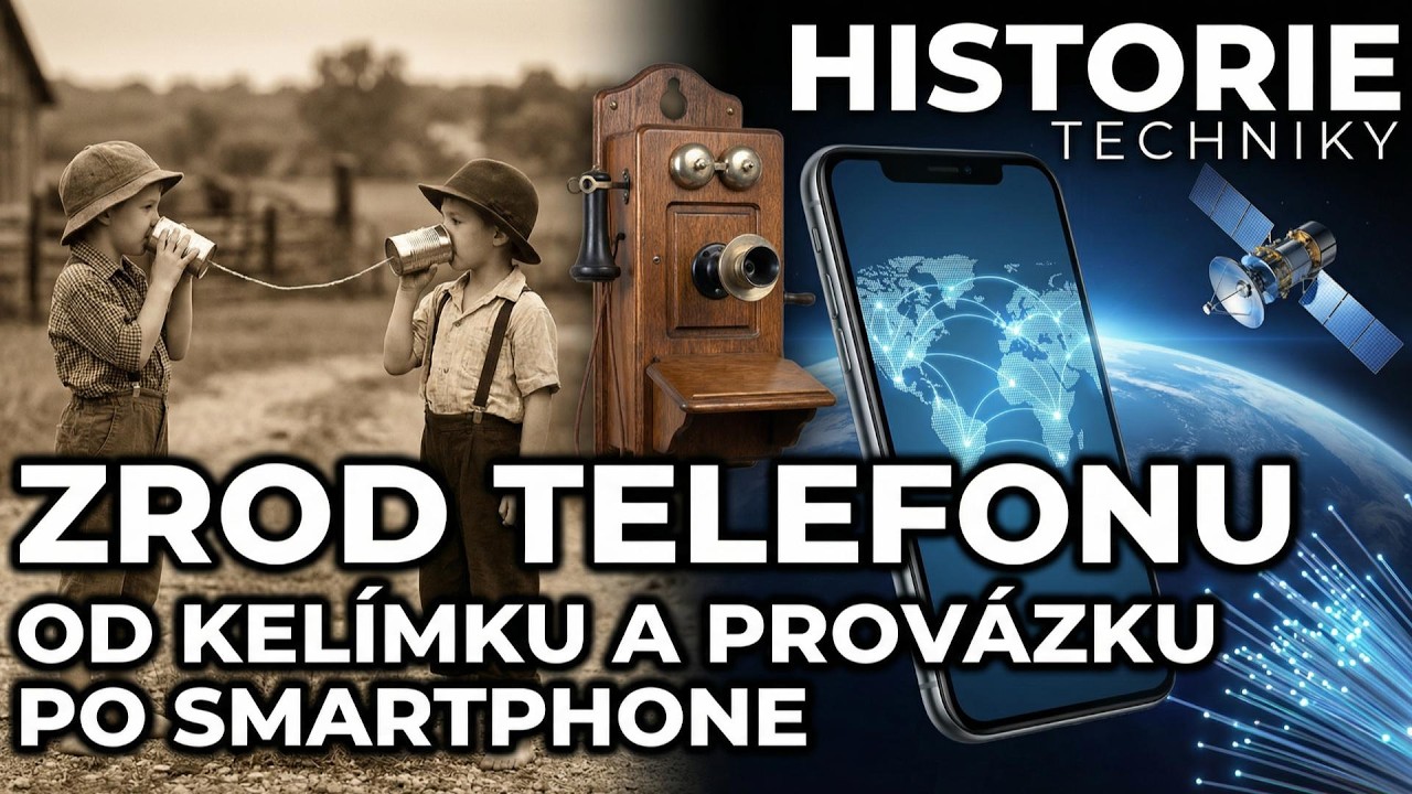 🎧Vznik a vývoj telefonování – Od analogového signálu po digitální data a 5G