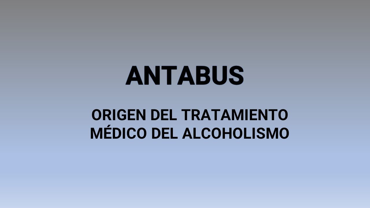 Cómo funciona el Antabús