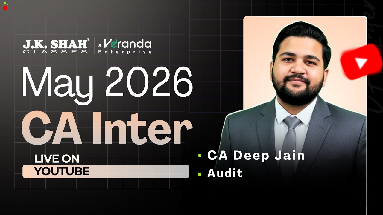 CA Inter May 2026 Marathon | Audit | Full Syllabus Revision in One Shot | Day 1