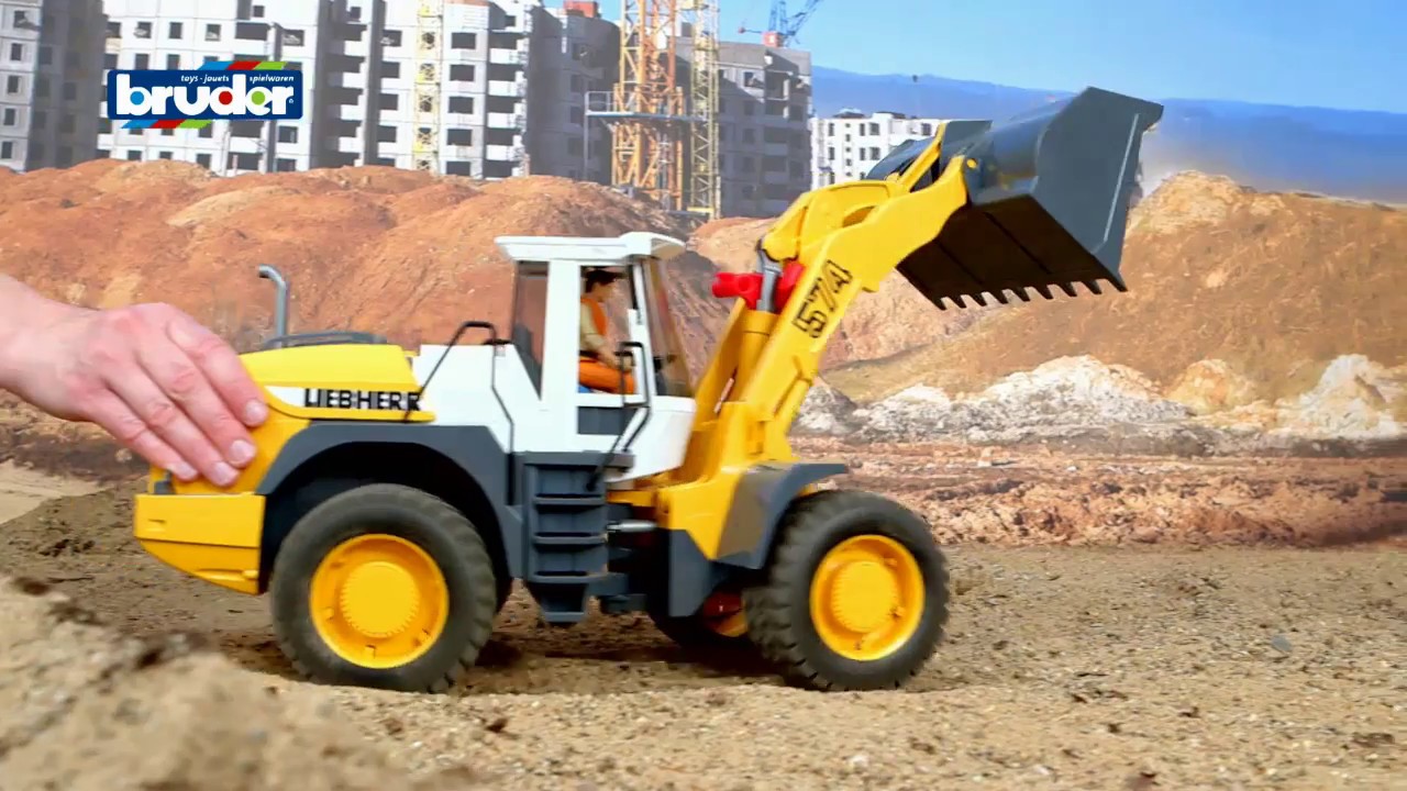 Bruder Toys Liebherr Articulated Road Loader L 574 #02430