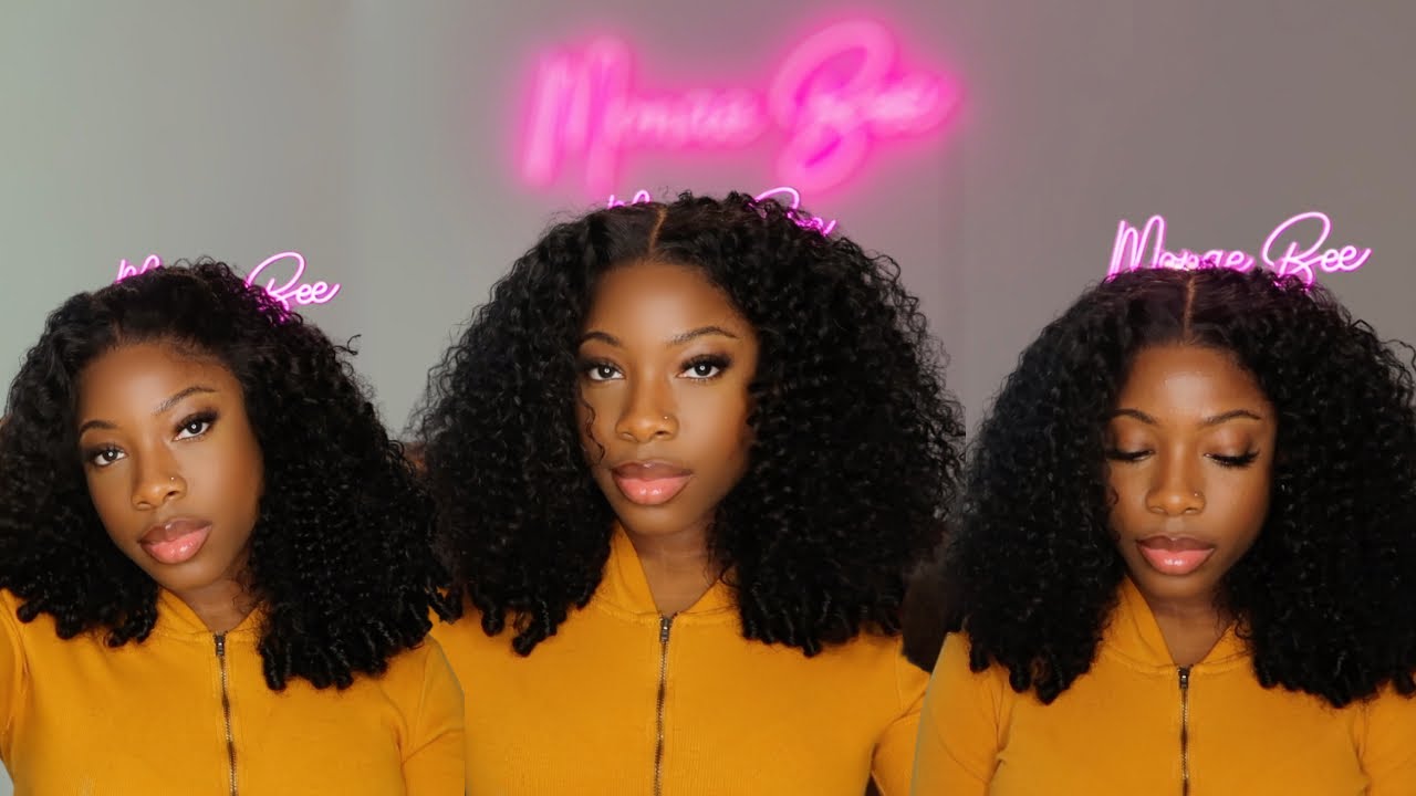 Natural Finger Coil 7x5 Closure Wig | Beginner Friendly Install | KLAIYI HAIR