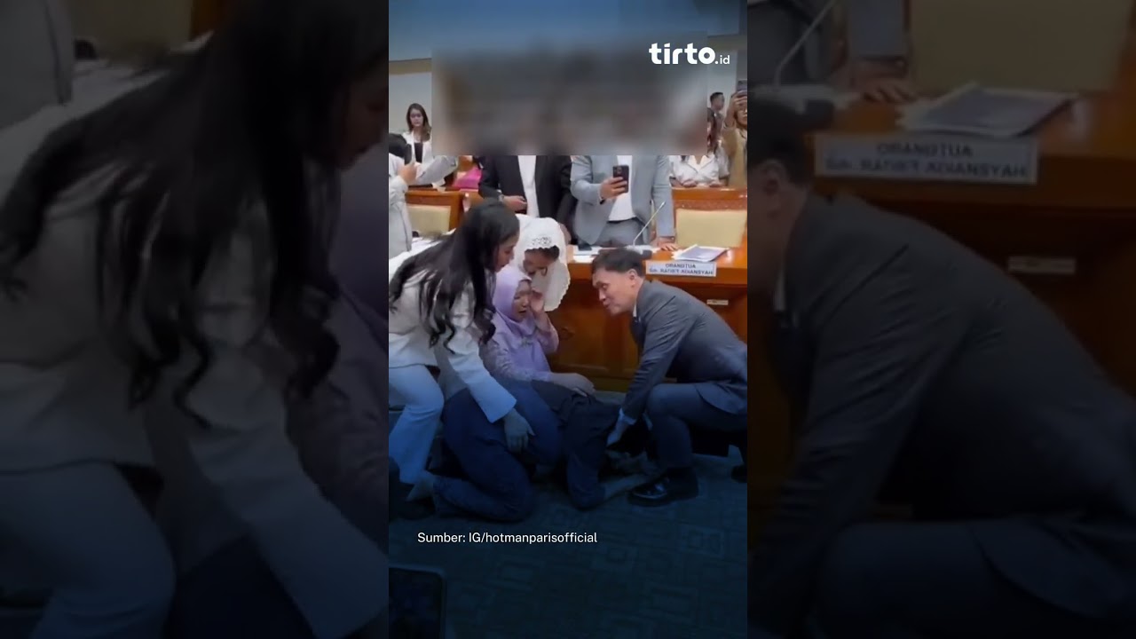 Ibunda ABK Fandi & Radiet Sujud di Depan Komisi III, Cari Keadilan untuk Anaknya