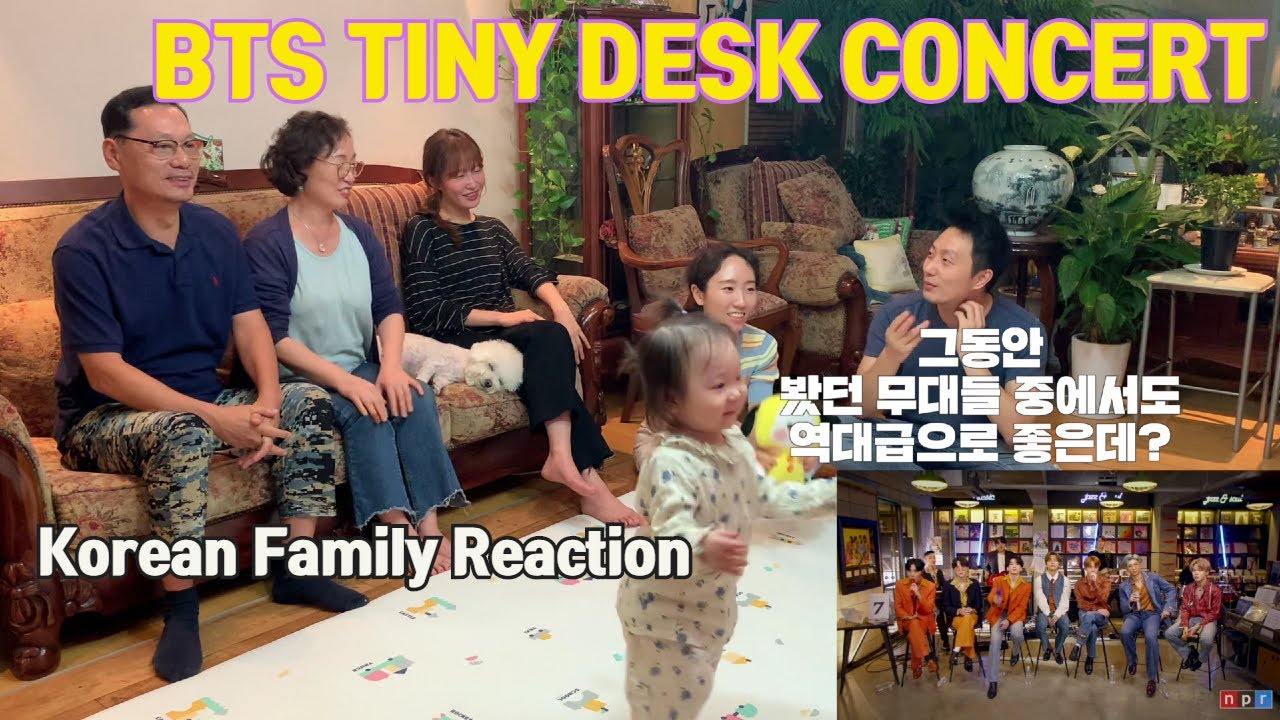[ENG] BTS 방탄 - Tiny Desk Concert Reaction 타이니데스크 리액션 ｜Korean Family's Reaction