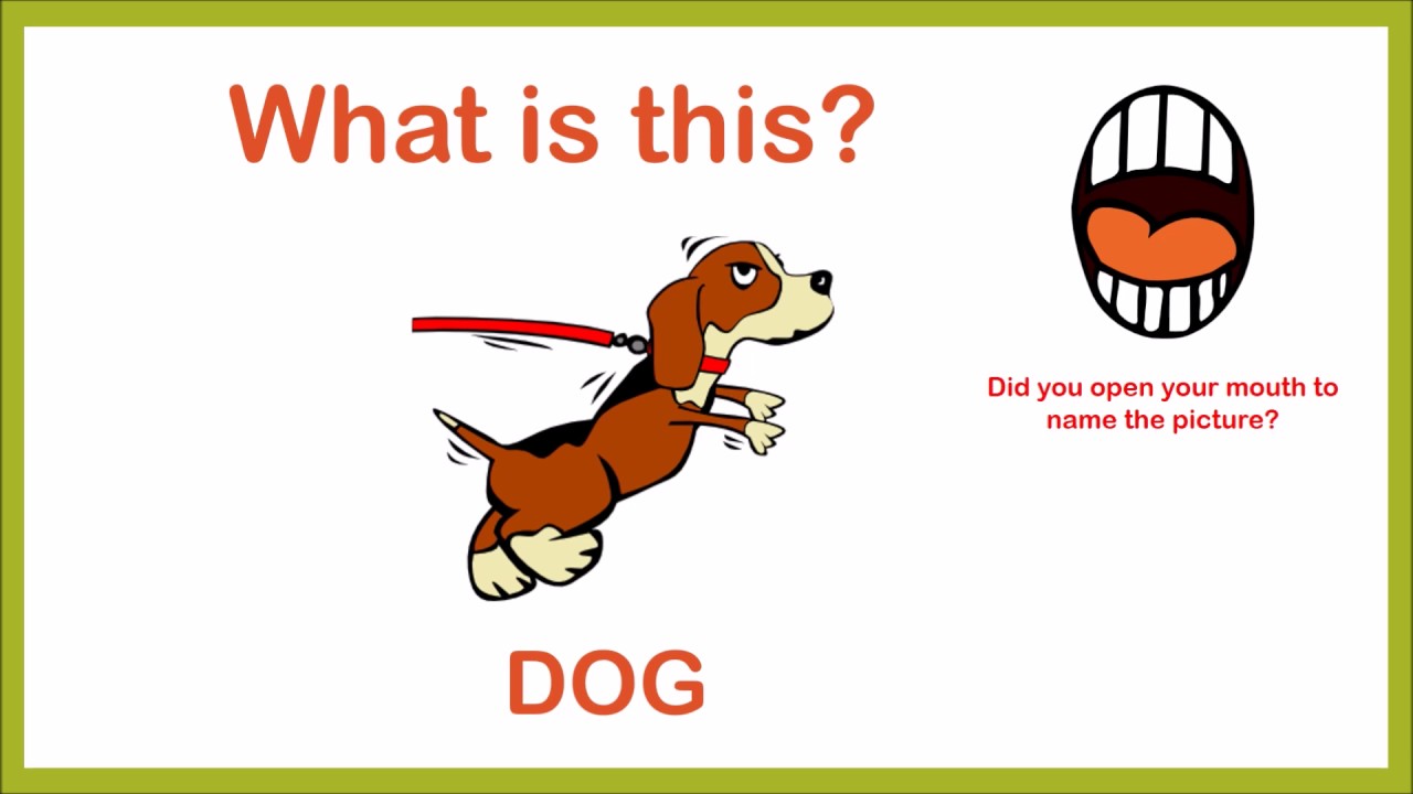 Speech Therapy Techniques Naming Objects Expressive Language Lesson