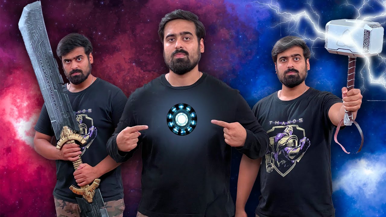 MERA MARVEL STUDIO | Iron man's Arc reactor|Thor's Mjolnir Hammer|Thano's Infinity Blade|Jadoo Vlogs