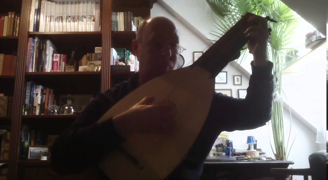 Coranto Gautier for Baroque Lute in Accords Nouveaux tuning