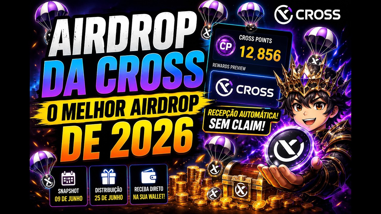 CROSS MAINNET 2.0 - O MELHOR AIRDROP DE 2026, VEJA COMO GANHAR!