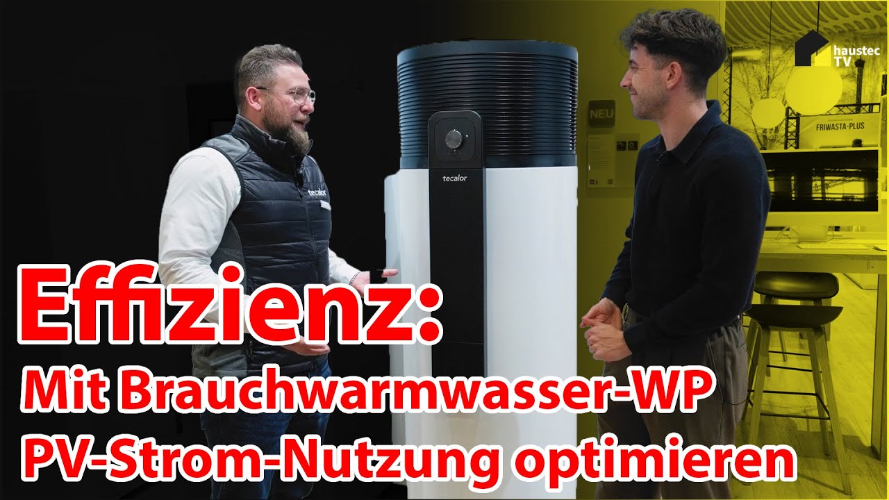 Ifh Intherm N&uuml;rnberg | Tecalor: Mit Brauchwasser-W&auml;rmepumpe PV-Strom-Nutzung optimieren