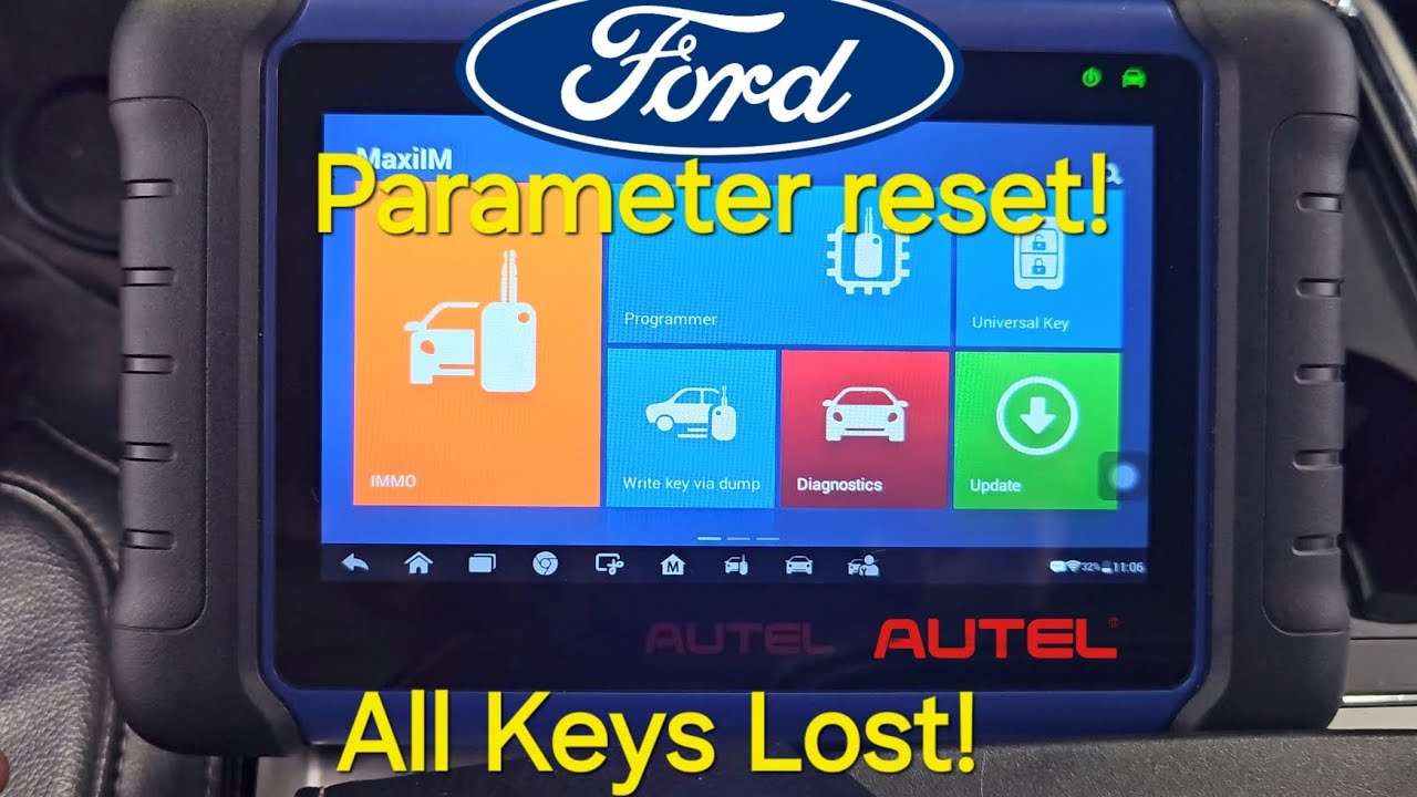 Сброс параметров Ford PCM AUTEL IM508