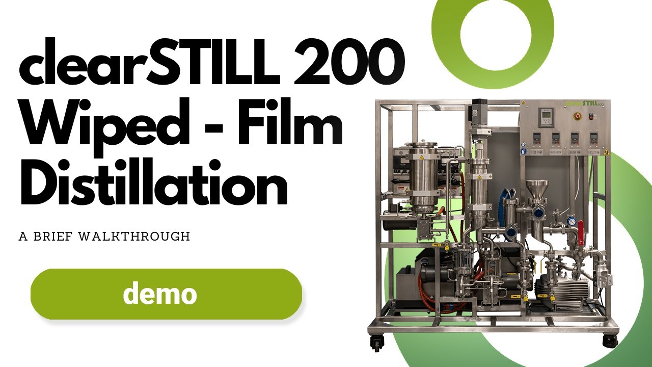 clearSTILL 200 &mdash; Обзор процесса роторно-пленочной дистилляции