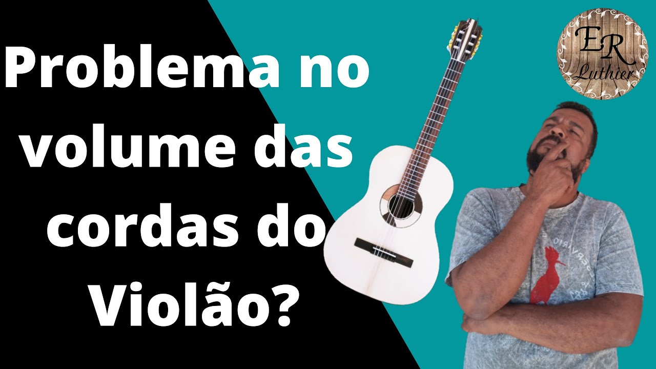 violão com problema no volume das cordas. como corrigir a diferença no volume das cordas do violão?