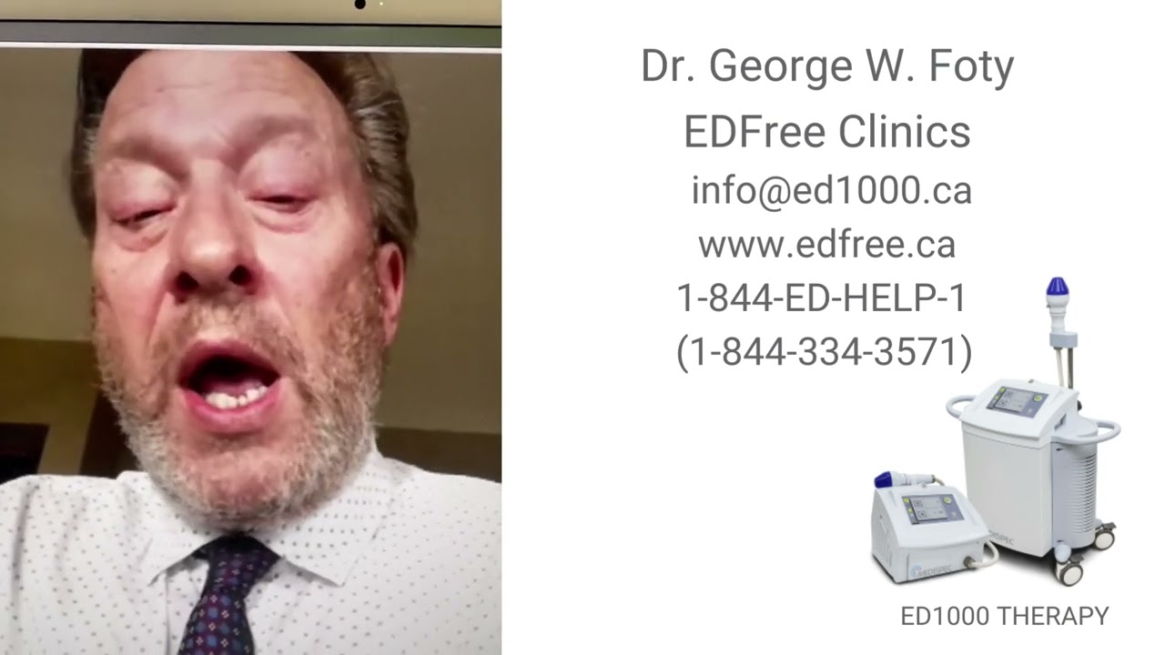 Dr. George W. Foty on Medispec ED1000 for erectile dysfunction (ED) therapy