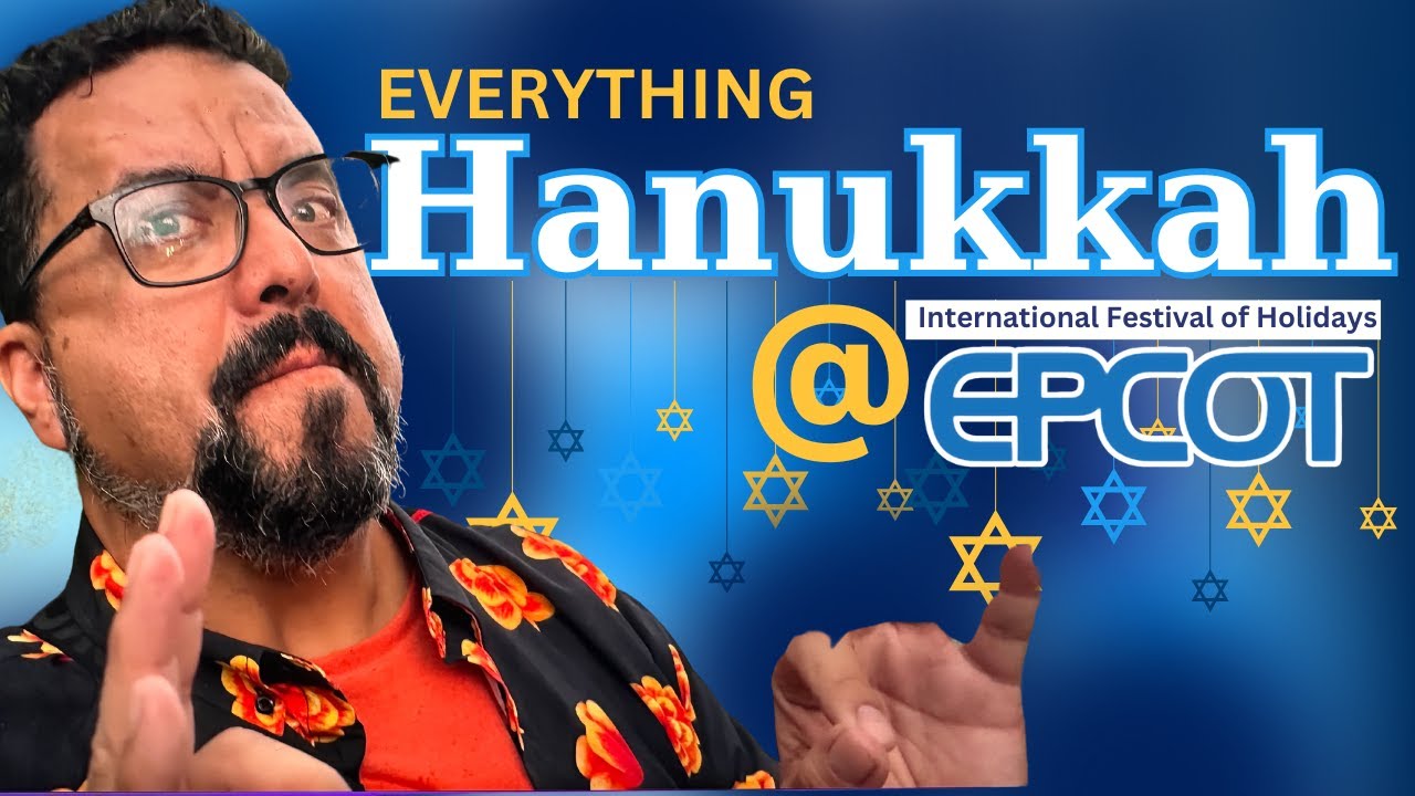 Experiencing the Joy of Hanukkah @ EPCOT's Festival of Holidays | Food, Drinks, Merch & Storyteller
