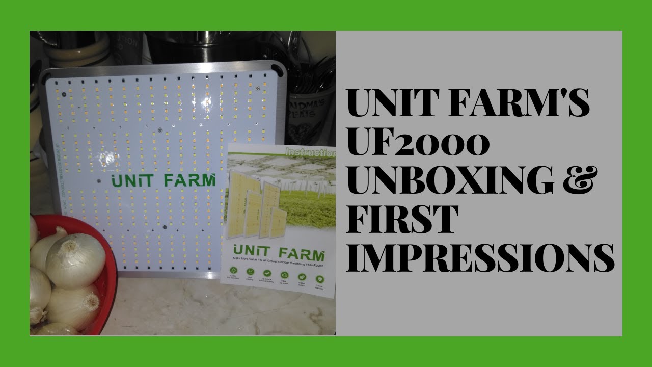 Unit Farm LED UF2000 Unboxing