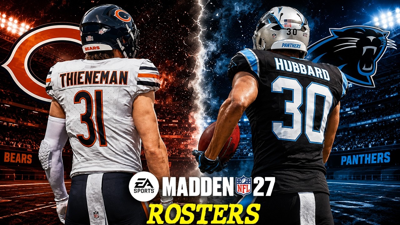 Bears vs Panthers | Week 1 | Full Game Simulation (Madden 27 Rosters)