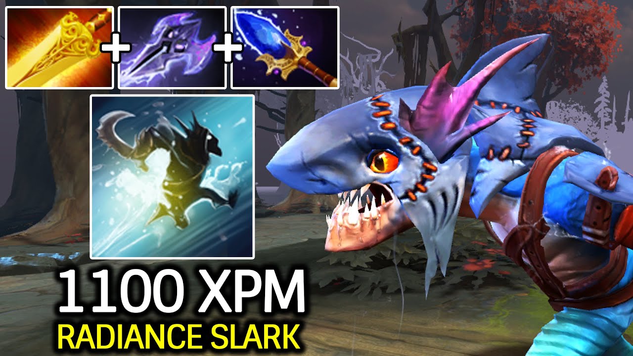 Radiance Slark – 1100 XPM 100% Outplayed No Mercy Dota 2