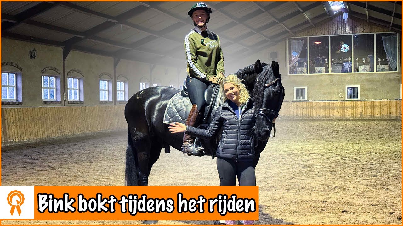 ESRA RIJDT OP BINKIE!😍 | PaardenpraatTV