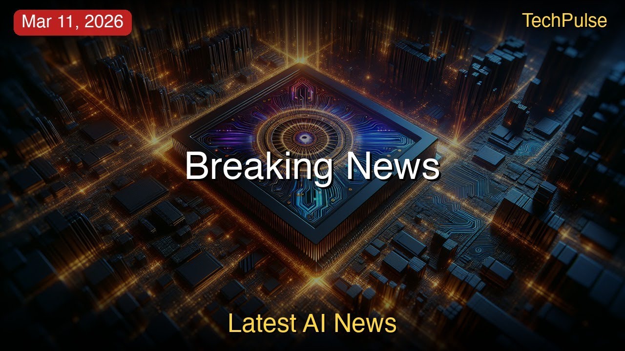 Latest AI News | 11th Mar 2026 (EDT) | India's AI Talent Boom: Why Global Tech Giants Are Investing