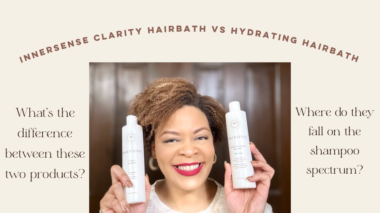 Innersense Clarity Hairbath Shampoo vs Hydrating Hairbath Shampoo