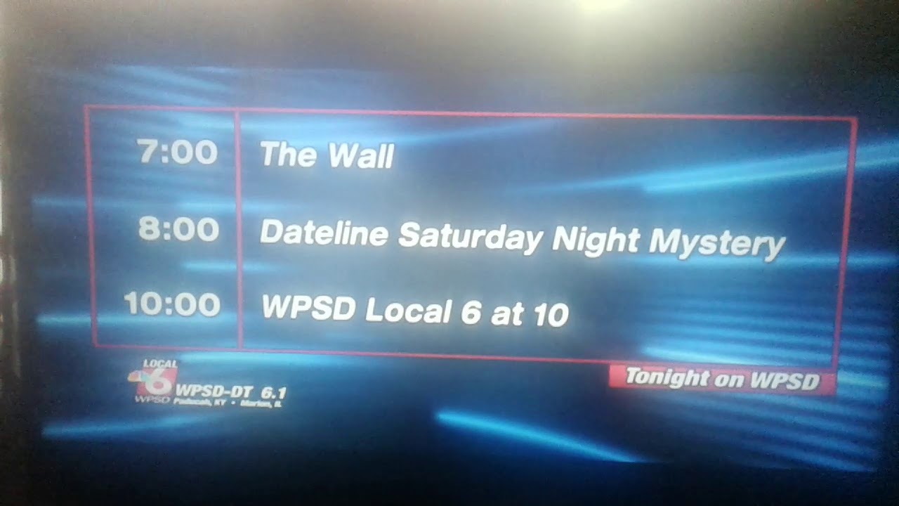 WPSD Local 6 Tonight Bumper (May 2019)