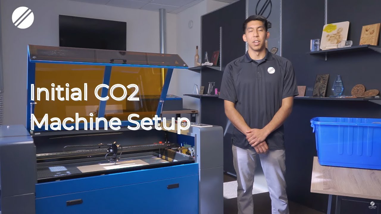 Initial Set Up for Your CO2 Laser Engraver - Training Video - OMTech Laser