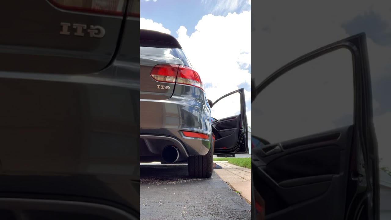 Straight pipe Vw mk6 gti