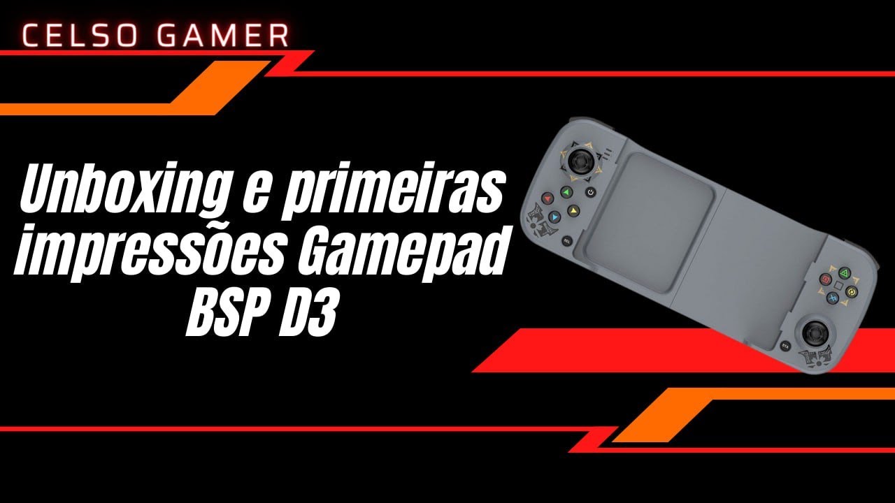 Unboxing e Primeiras Impressões Gamepad BSP D3